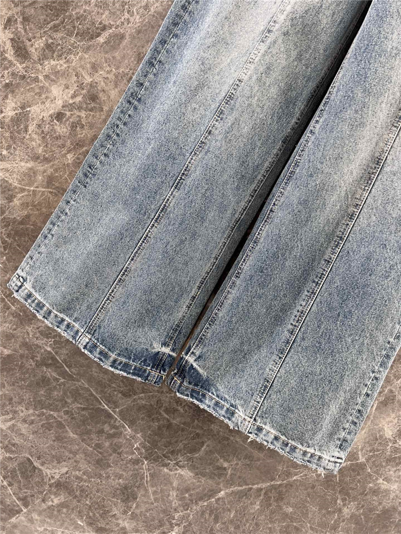 Y51 wide-leg denim trousers