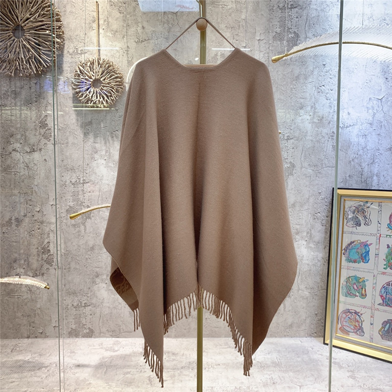 F**di wool and cashmere blend cape