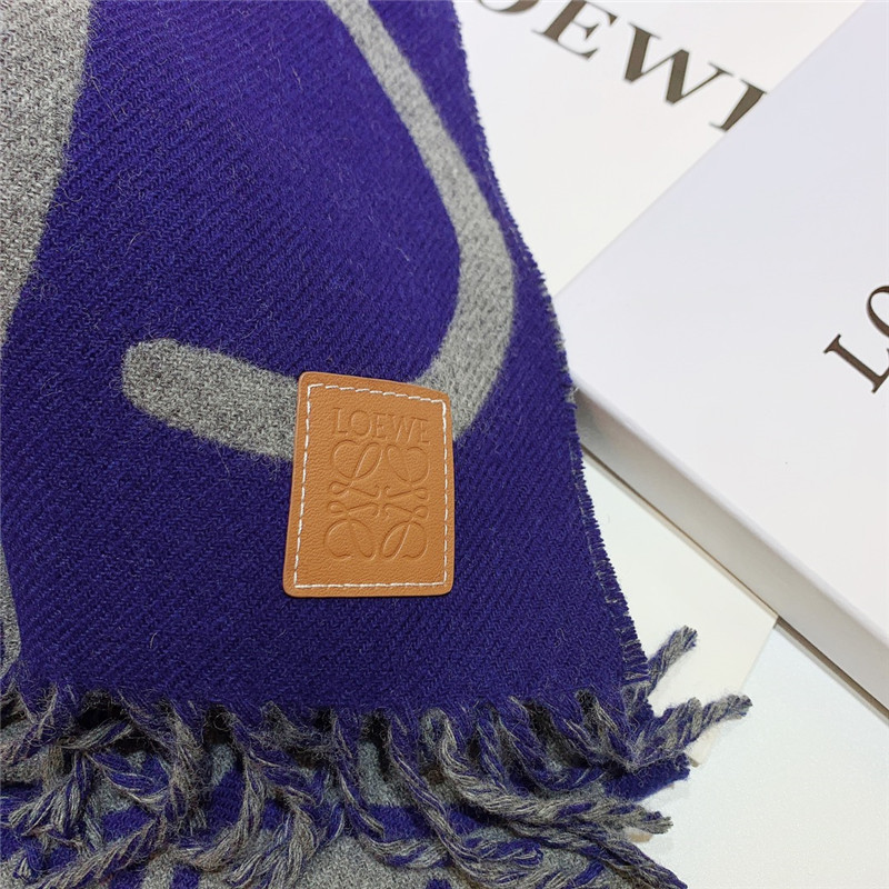 L0ew* graffiti double sided scarf