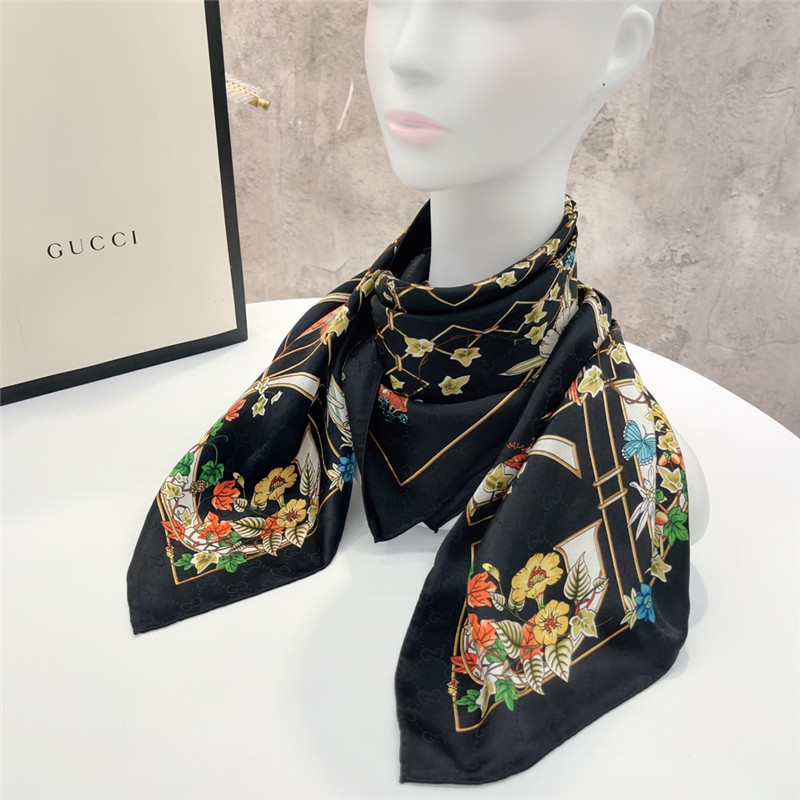 Gvc*1 silk square scarf