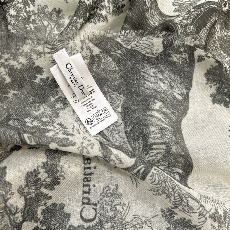 D10r jouy printed shawl
