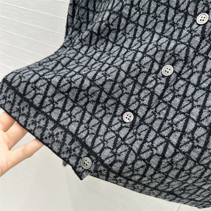 Va1e*ntin0 toile iconographe cardigan in grey