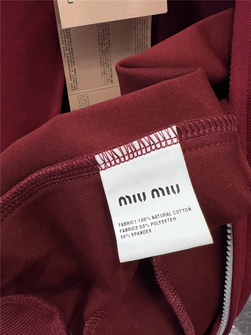 M1um1u preppy sports jacket
