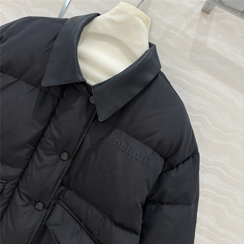 M1um1u work jacket down coat