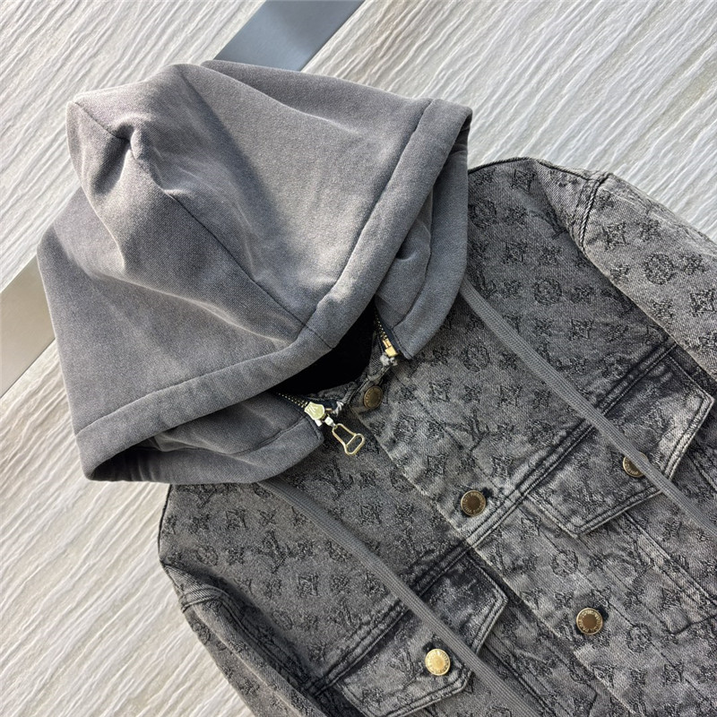 l0vis Vvtt0n lv jacquard denim jacket