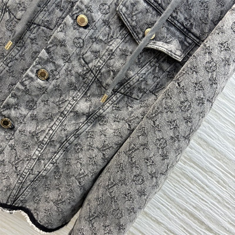 l0vis Vvtt0n lv jacquard denim jacket