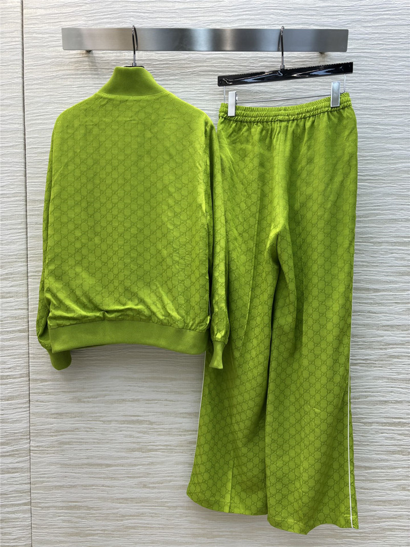 Gvc*1 gg monogrammed green tracksuit
