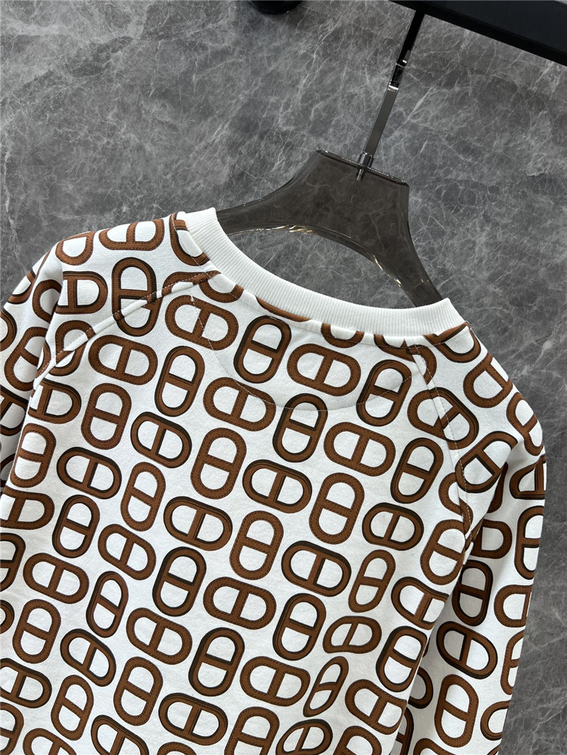 H**me5 printed crewneck sweatshirt white