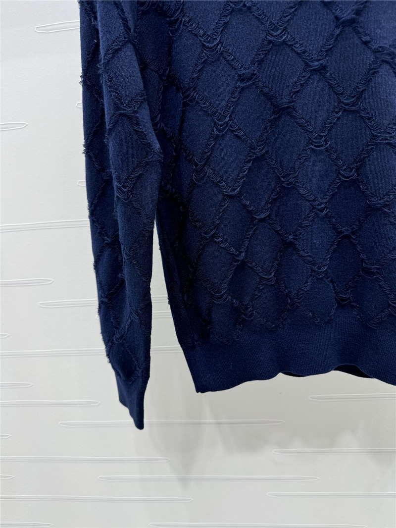 ch**el D1am0nd quilted wool sweater navy