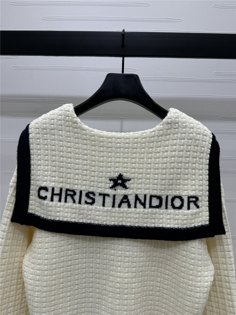 j’adore D10r wool cardigan white