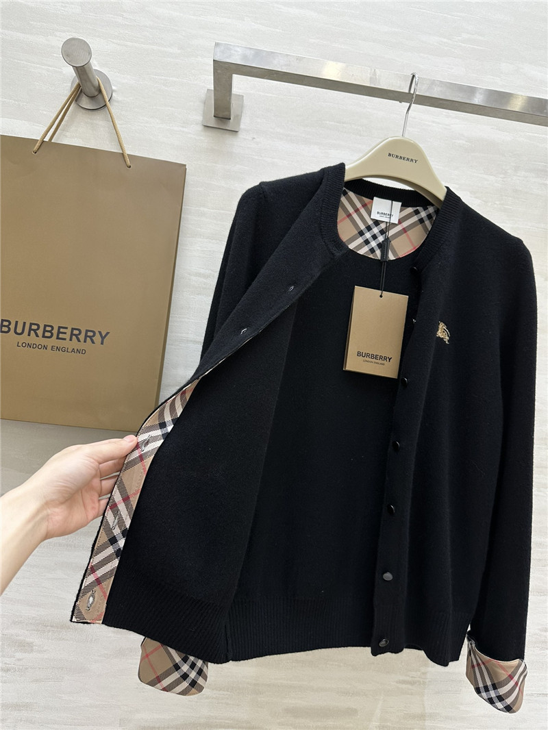 Bv*b*rry black contrast cardigan