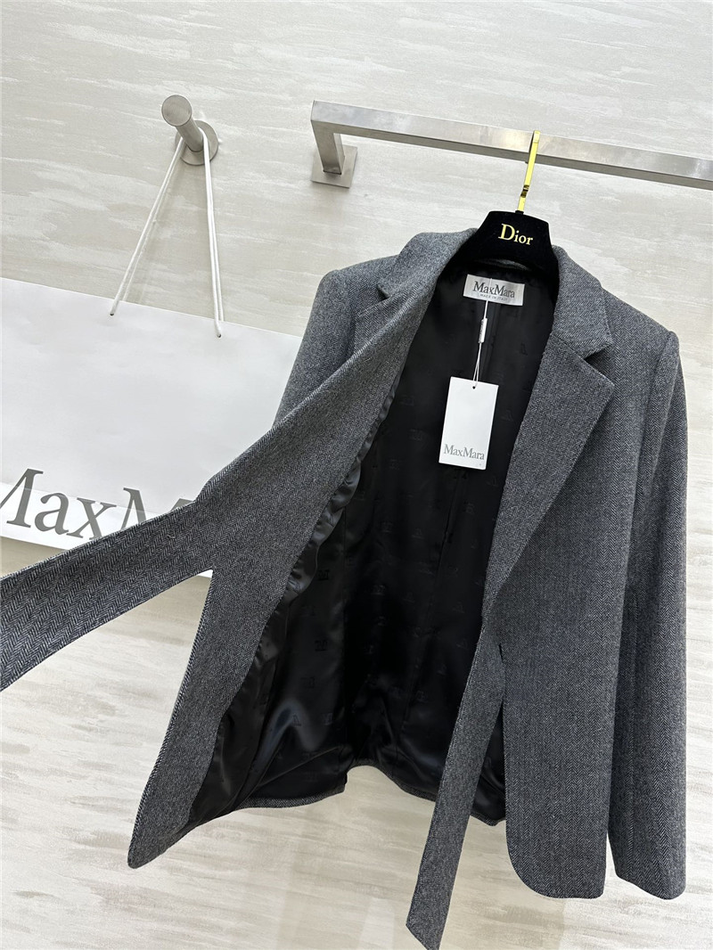 Vanitoo tie-belt blazer
