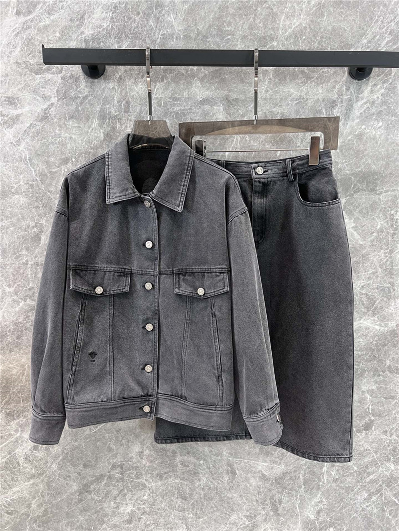 D10r lapel denim jacket