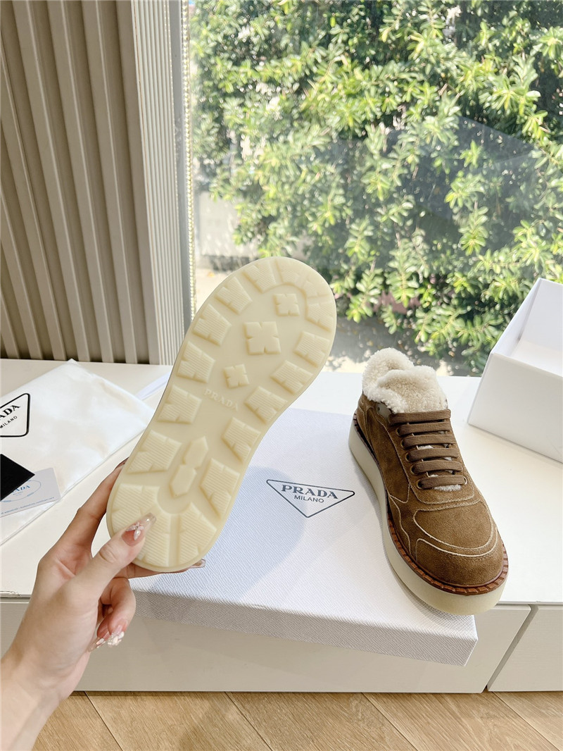 Pra*a lace-up winter platform sneakers on sale