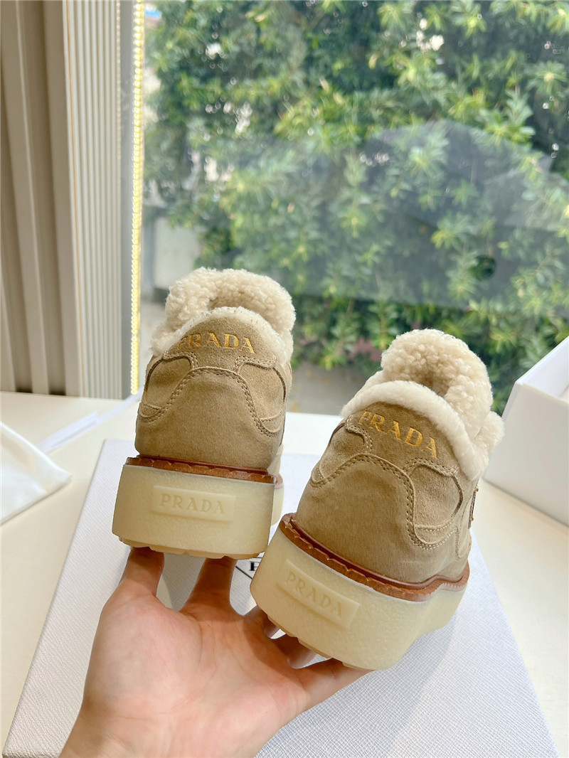 Pra*a lace up winter platform sneakers