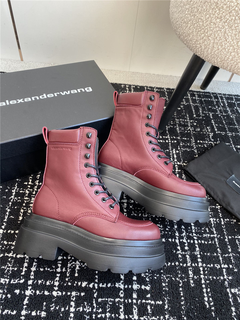 A1exa*der wang burgundy platform boots