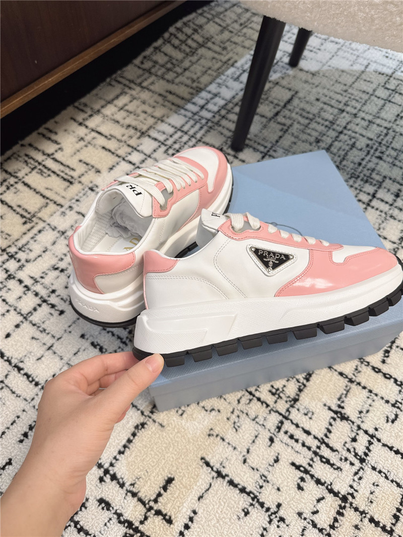 Pra*a prax 01 leather sneakers pink