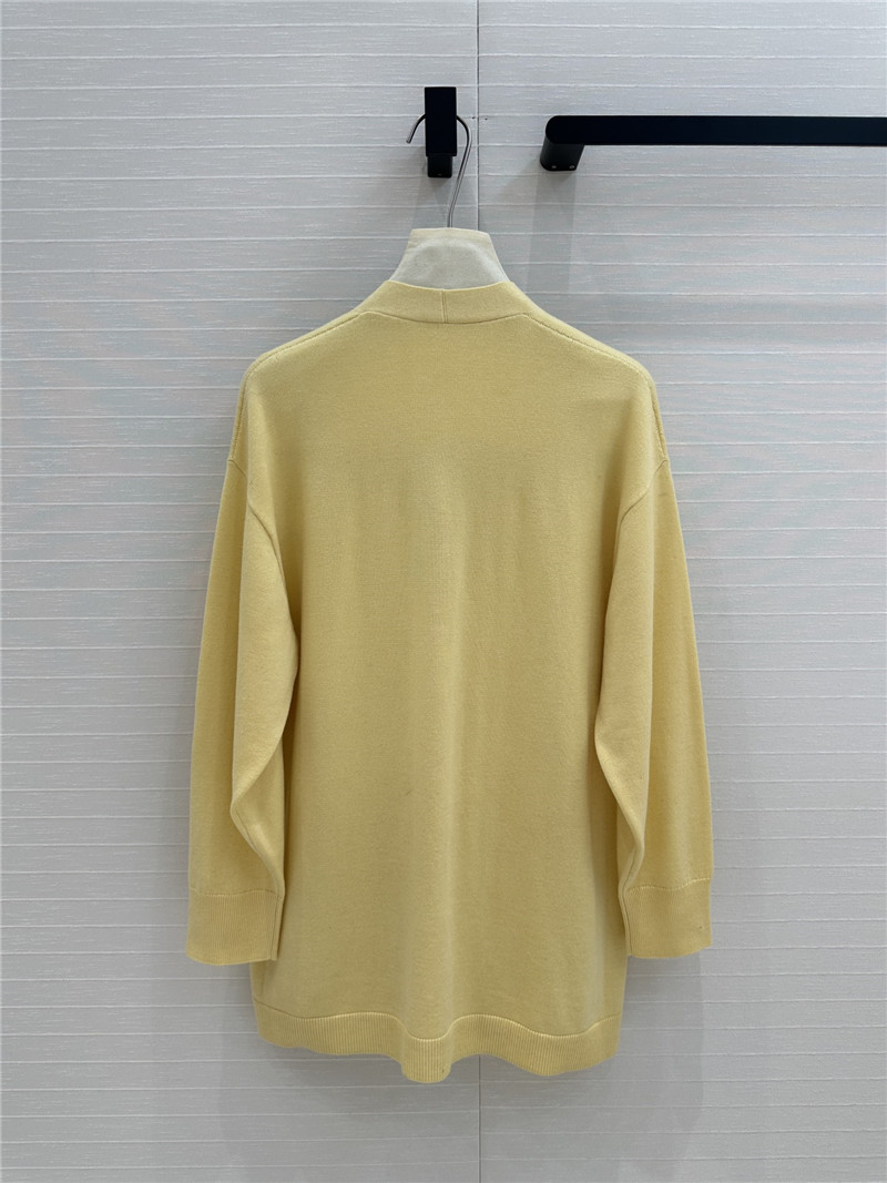 l0vis Vvtt0n dauphine tab cardigan yellow