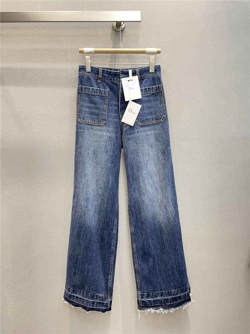 D10r raw edge jeans