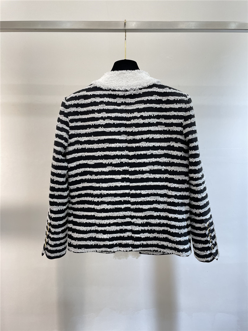 Balmain striped tweed jacket