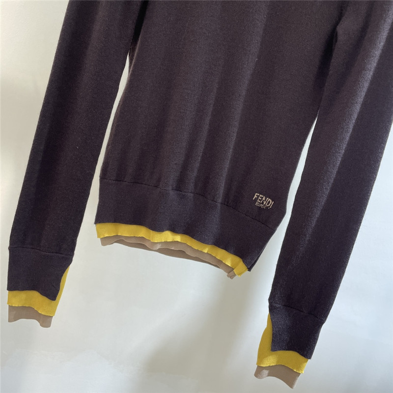 F**di half turtleneck top