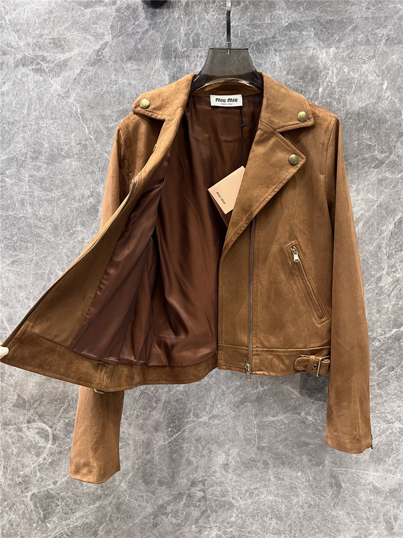 M1um1u suede jacket