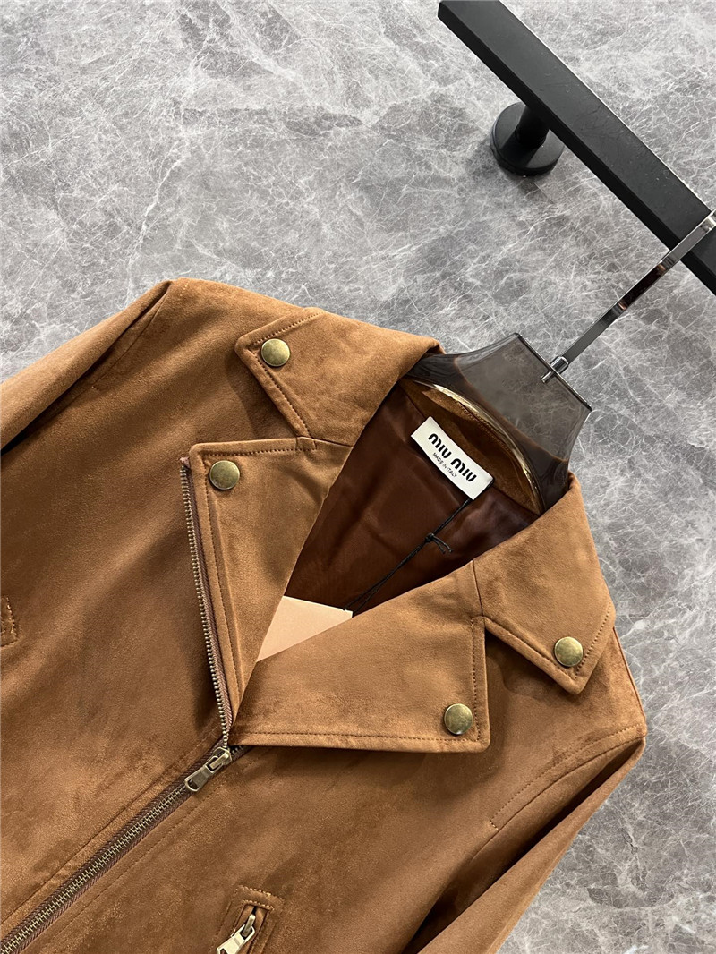 M1um1u suede jacket