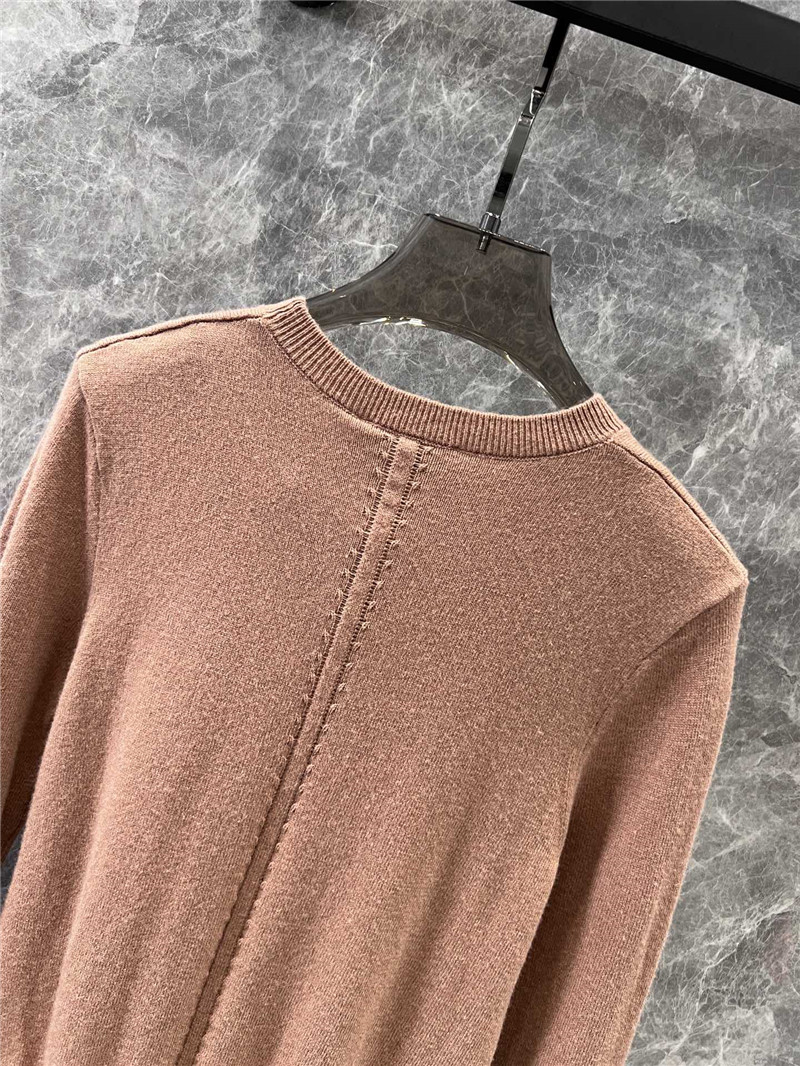 Y51 openwork cashmere sweater beige