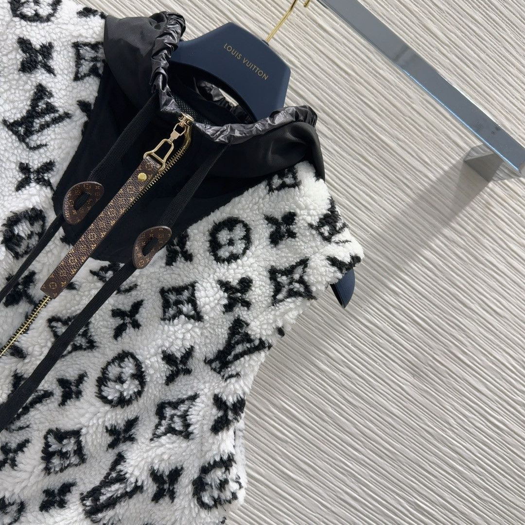 l0vis Vvtt0n lv printed vest jacket