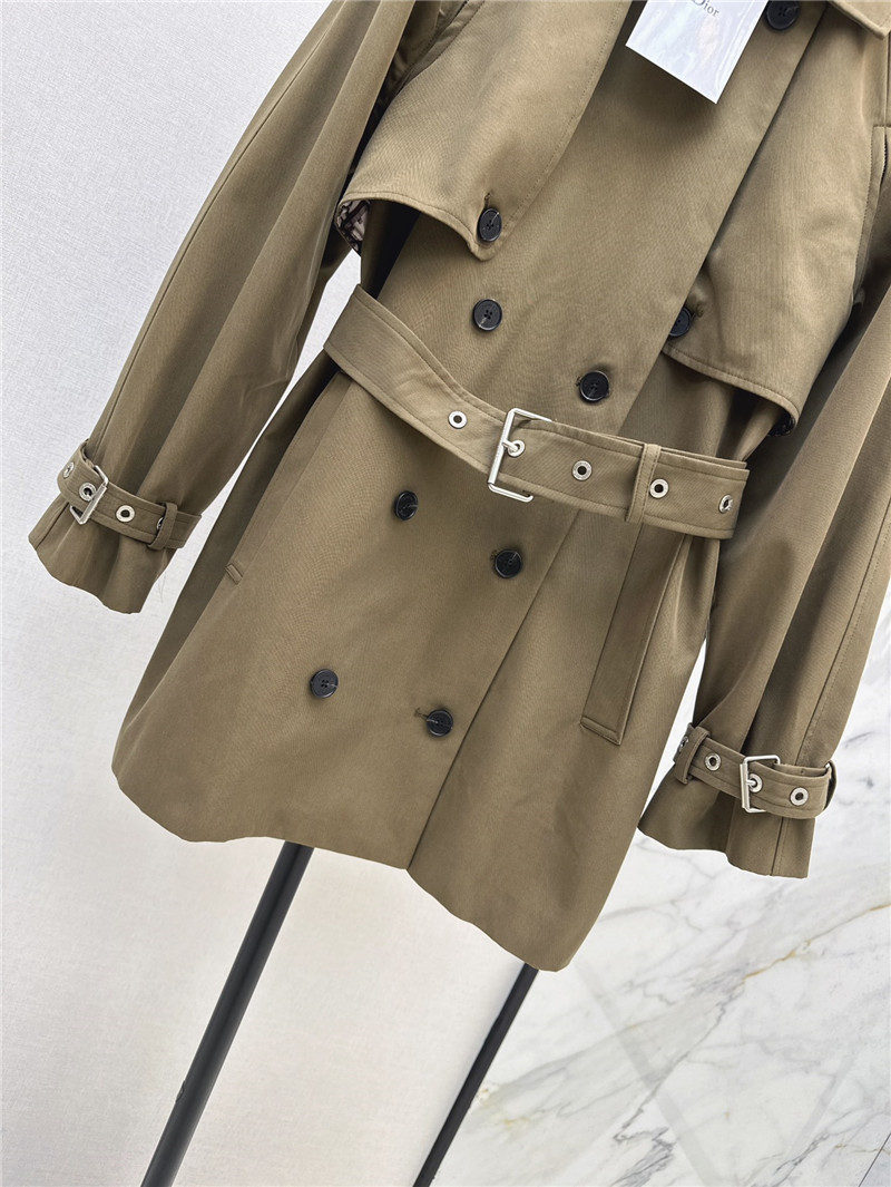 D10r double breasted trench coat