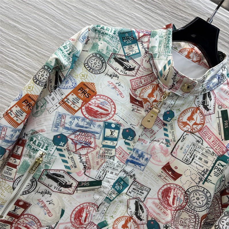 l0vis Vvtt0n lv stand collar jacket