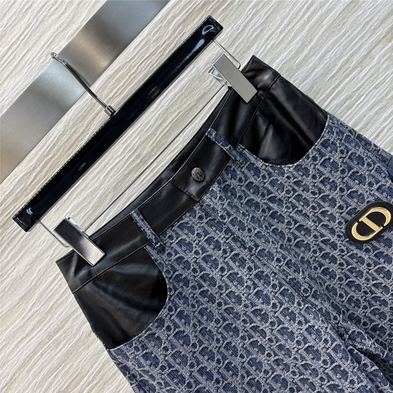 D10r wide-leg denim pants