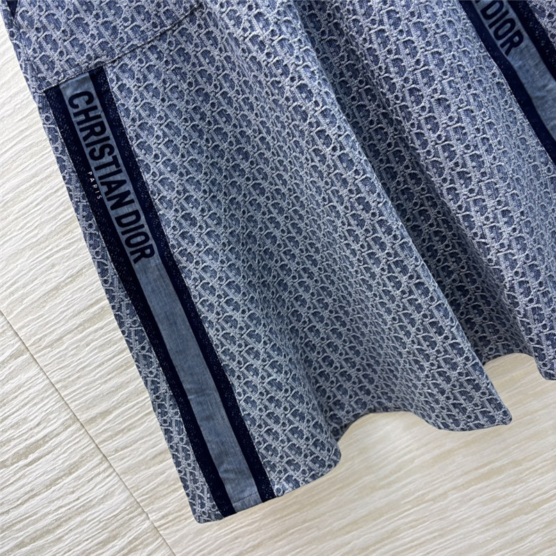 D10r denim long skirt
