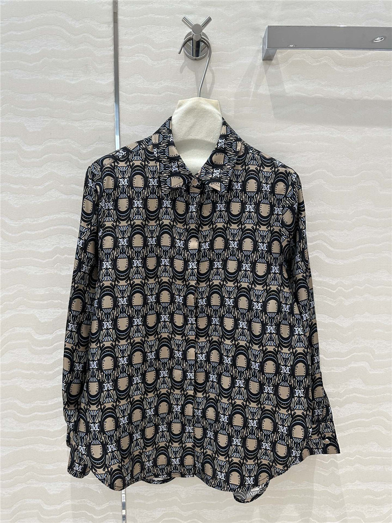 Vanitoo printed silk shirt
