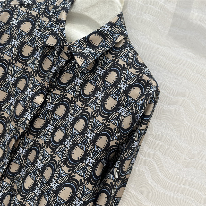Vanitoo printed silk shirt
