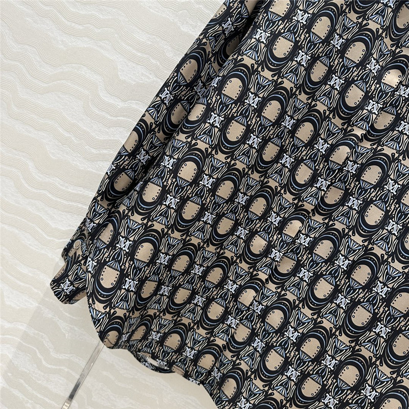 Vanitoo printed silk shirt