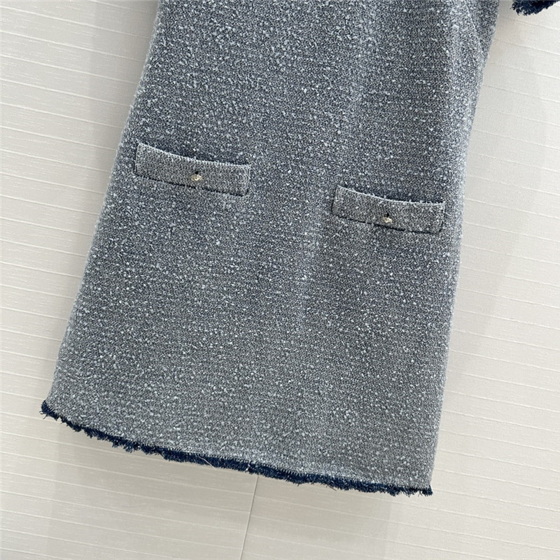 Balmain denim blue dress