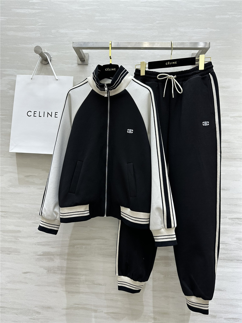 Ce1i*e casual baseball suit