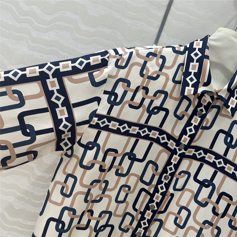 Vanitoo printed silk shirt