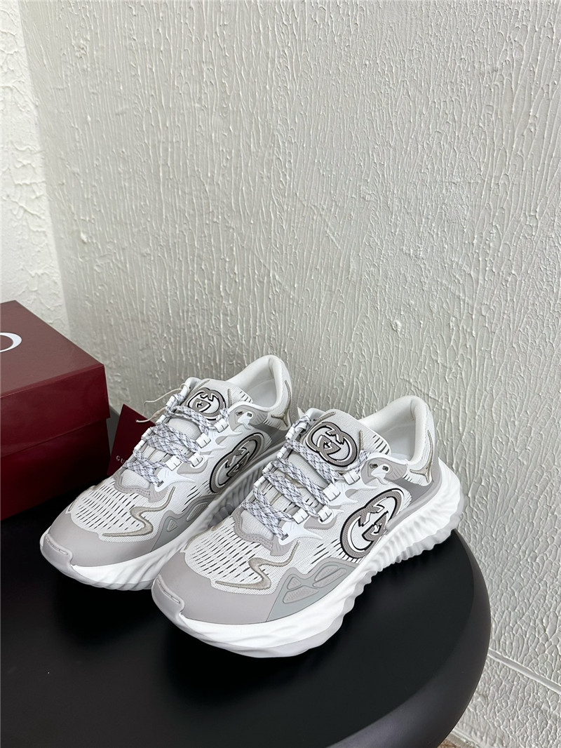 Gvc*1 gray gg ripple sneakers