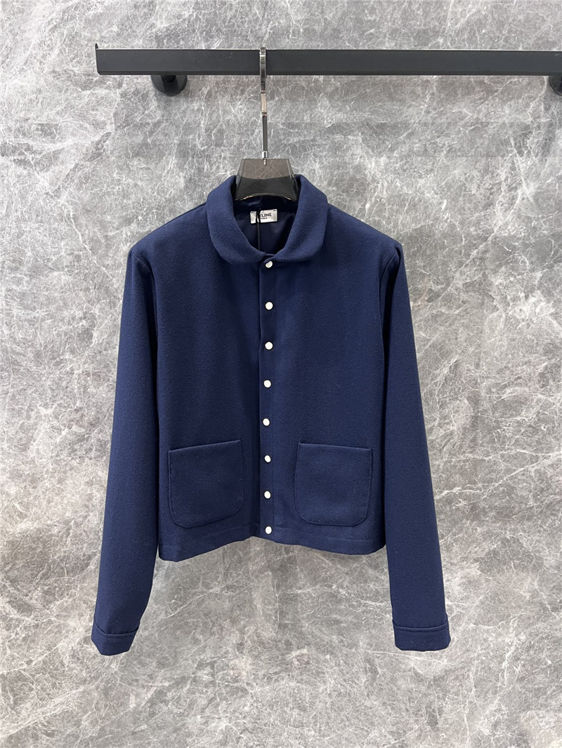 Ce1i*e single-breasted wool coat
