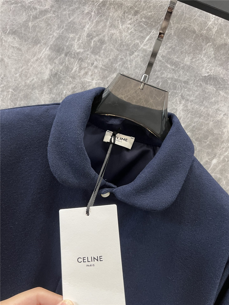 Ce1i*e single-breasted wool coat