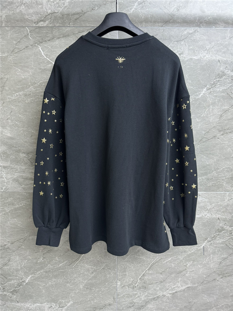 D10r starry cotton sweatshirt navy