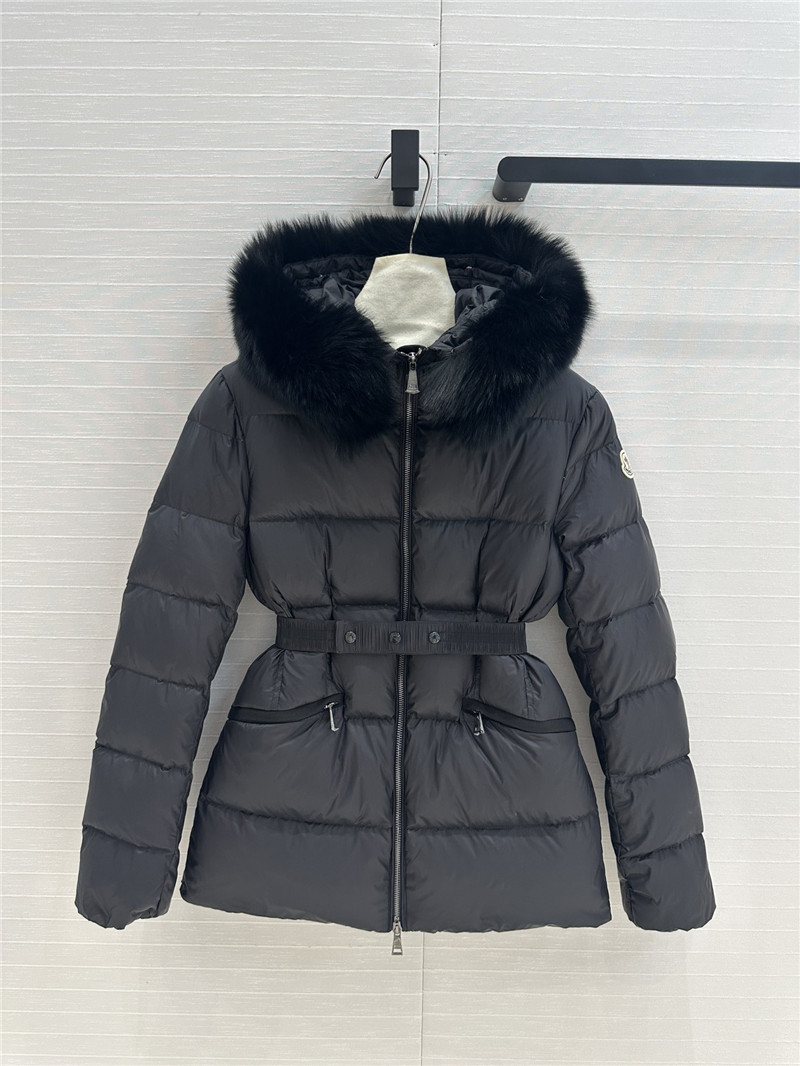 Moncler short hooded down jacket