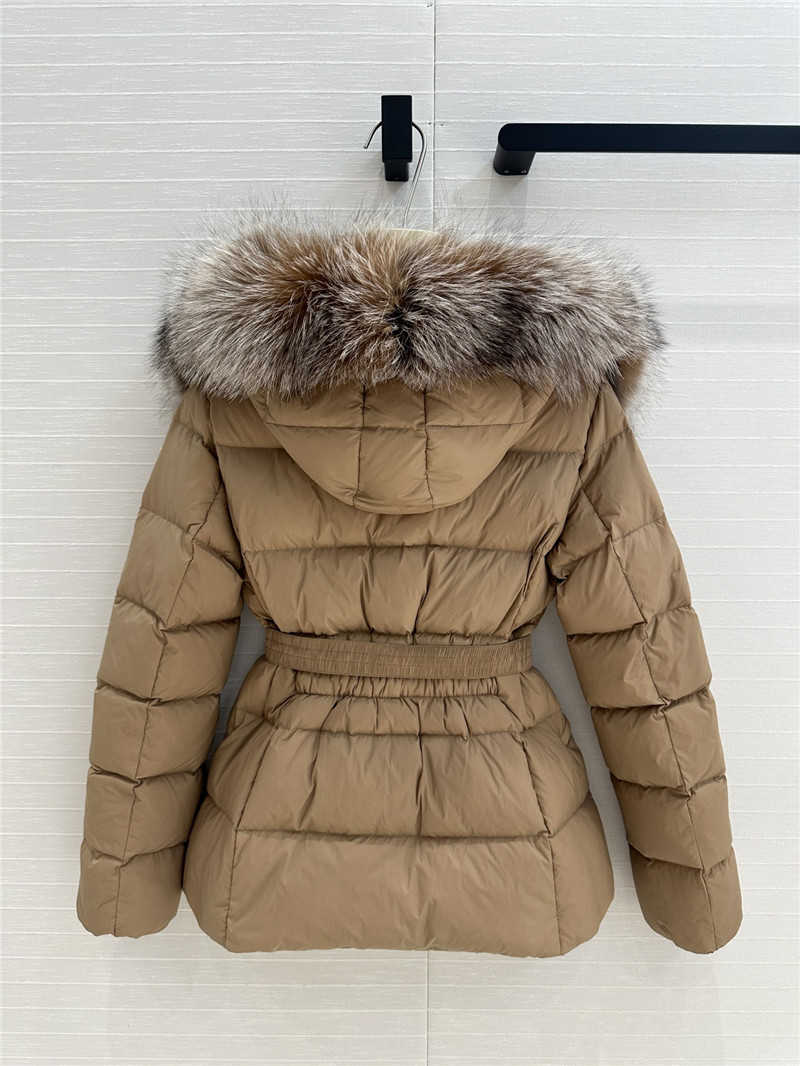 Moncler short hooded down jacket