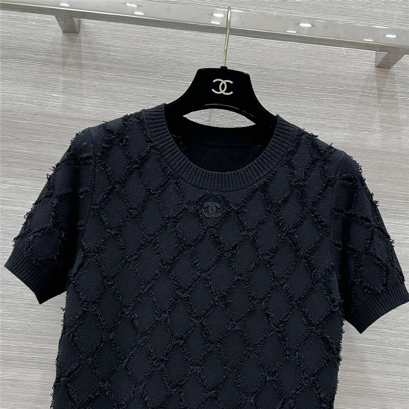 ch**el D1am0nd blend wool top black