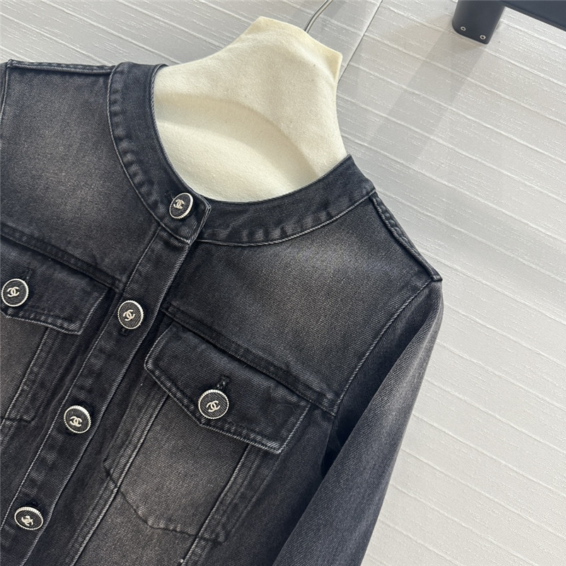 Ch**el denim jacket small coat