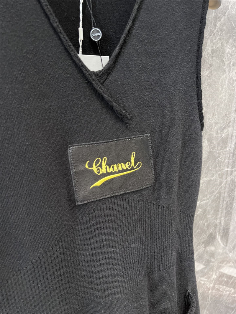 Ch**el knitted vest dress