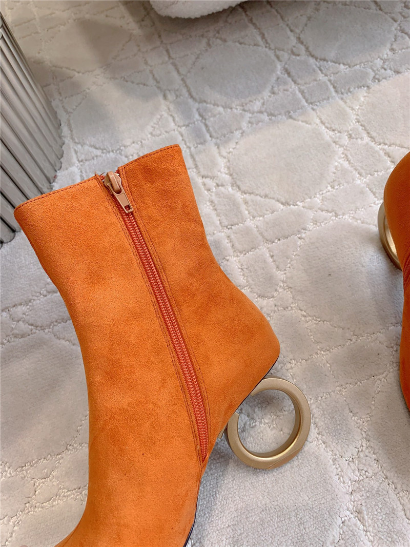 Ferragamo Elina Suede Ankle Boots
