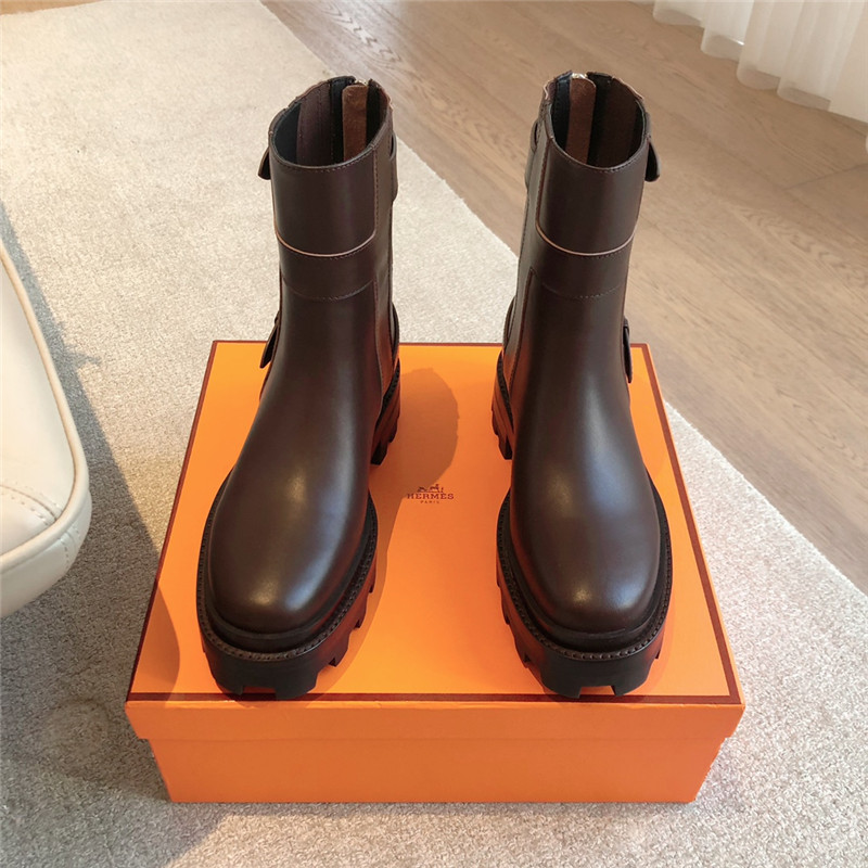 H**me5 jaimy ankle boots in calfskin